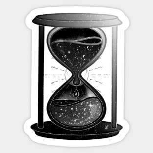 Cosmos Hourglass Sticker